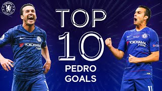 Pedros Top 10 Chelsea Goals  Thank You Pedro [upl. by Sorel134]