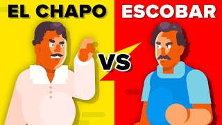 El Chapo Versus Pablo Escobar  How Do They Compare [upl. by Janice413]