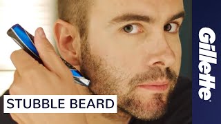 Beard Trimming How to Maintain Scruff and Stubble  Gillette STYLER [upl. by Rednav143]