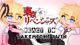 tokyo revengers react to takemichi twin  Part 1  takemichi twin AU [upl. by Eugatnom]