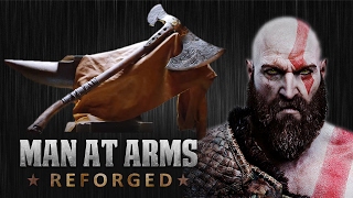 Kratos Axe  God of War  MAN AT ARMS REFORGED [upl. by Kalam]