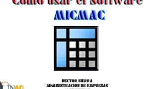 Cómo usar Software MICMAC [upl. by Oecam896]