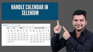 How To Handle Calendar in Selenium Webdriver [upl. by Ltihcox]