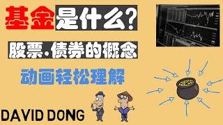 什么是基金？基金和股票债券的关系？一个小动画带你迅速了解其中的概念  David读书科普 [upl. by Roderic]