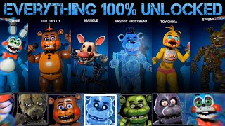 GUIDE How to Unlock EVERY PLUSH SUIT amp CPU In FNaF AR Special Delivery [upl. by Allin290]