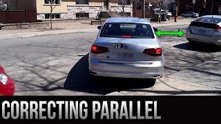 Parallel Parking Curb Parking  How To Correct Yourself [upl. by Assina999]