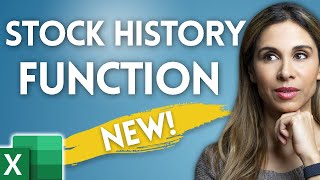 How to Use the STOCKHISTORY Function in Excel 📈 [upl. by Kampmeier]