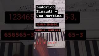 Ludovico Einaudi una Mattina Intouchables piano tutorial pianotuto pianofilmmusic unamattina [upl. by Yzmar]