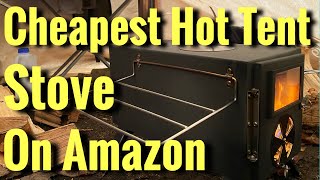 Cheapest Hot Tent Stove From Amazon [upl. by Kcirtapnaes]