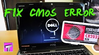 How to fix CMOS Checksum Bad in a Laptop Dell Inspiron n4010 [upl. by Hnacogn536]