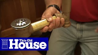 How to Fix a Bathtub Drain Stopper  This Old House [upl. by Pollock443]