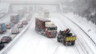 How snow and freezing conditions have hit Wales Scotland and England  ITV News [upl. by Connelly291]