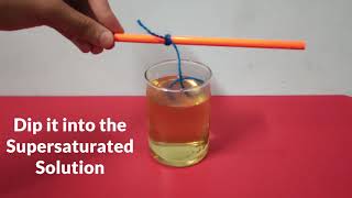 Crystallization  Experiment with sugar  Try at home Explanation [upl. by Schertz]