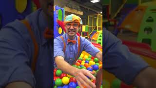 Blippi JUMPS in the Ball Pit at Kinderland shorts [upl. by Josephina]