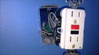 How To Install A 15amp GFCI Outlet [upl. by Jolyn]