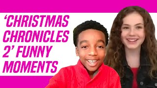 Christmas Chronicles 2 Netflix Cast Talks Funniest Moments amp More [upl. by Macey]