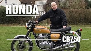 Honda CB750 Four 1975 750cc  Bike Review [upl. by Corvese102]