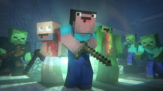 ZOMBIES Minecraft Animation Hypixel [upl. by Enilorak]