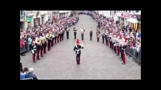 The Band of the Blues amp Royals  Marching and Public concert in Solothurn Switzerland [upl. by Ibrik326]