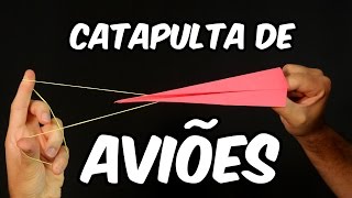 Como fazer uma CATAPULTA de aviões [upl. by Ruy389]