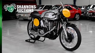 1954 Norton Manx 500cc Solo Motorcycle  2021 Shannons Autumn Timed Online Auction [upl. by Shaum]