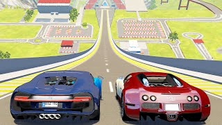 Big Ramp Jumps with Expensive Cars 4  BeamNG Drive Crashes  DestructionNation [upl. by Rosalind706]