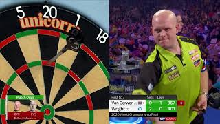 ALL WRIGHT ON THE NIGHT  Final  201920 World Darts Championship [upl. by Sibbie]