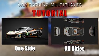 TUTORIAL How to Design in Car Parking Multiplayer  DensetsuYT [upl. by Wil]