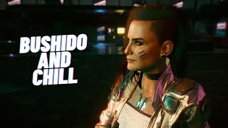 CYBERPUNK 2077 Bushido and Chill TrophyAchievement Guide Johnny and Rogue Movie Date [upl. by Gabriele]