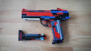 Lego Pistol v2 TutorialInstruction [upl. by Kristen]