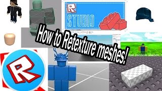 Roblox Tutorial How to retexture meshes with PaintNet [upl. by Notsirt]