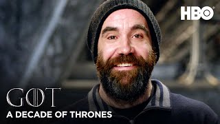 A Decade of Game of Thrones  Rory McCann on The Hound HBO [upl. by Dimond]