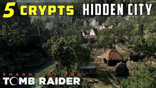 Crypts in Hidden City Sarcophagus Location  SHADOW OF THE TOMB RAIDER [upl. by Mariquilla]