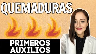 ¿Qué hacer en las quemaduras  Primeros auxilios ⛑  Dra Ana Guajardo [upl. by Campney995]