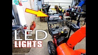 HOWTO Install LED Lights On Your Snowblower Without The Flicker [upl. by Aiuqcaj]