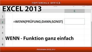 WENN Dann Sonst FUNKTION Excel [upl. by Heidy]