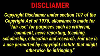 copyright disclaimer  disclaimer for youtube  disclaimer intro [upl. by Kaczer750]