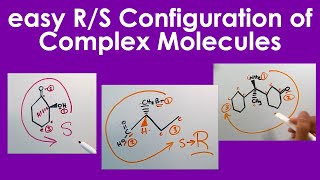 Easy RS Configuration of Complex Molecules [upl. by Reizarf206]