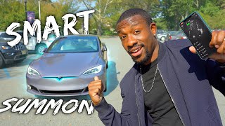 Tesla Smart Summon Does It Actually Work [upl. by Acnoib]