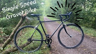 My Single Speed Gravel Bike Review [upl. by Halyahs]