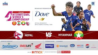 Nepal Vs Myanmar 26 Feb 2025  NepalvsMyanmar InternationalWomensFootballTournament football [upl. by Netsrejk750]