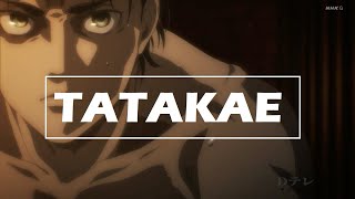 TATAKAE  EREN JAEGER 「AMV」 [upl. by Nell]