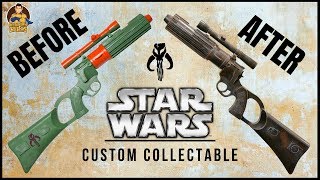 Rubies Boba Fett Blaster Makeover Chris Custom Collectables [upl. by Jezreel881]