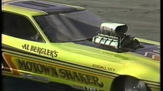 Drag Racing 1977 NHRA Gatornationals Funny Car Round 2 [upl. by Zinah]