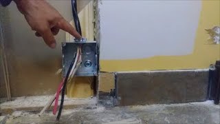 How To Install Electrical Box For 240 Volt Range outlet  DIY  Step By Step [upl. by Somerville]