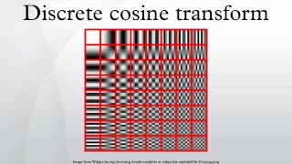 Discrete cosine transform [upl. by Jone]