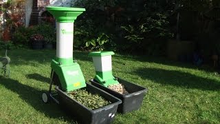 Gartenhäcksler Viking GE 110 am Limit garden shredder at the power limit [upl. by Naujuj]