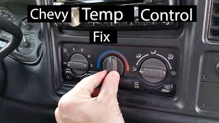 Silverado Temp Control Fix [upl. by Christiano]