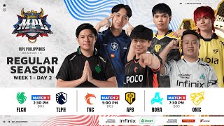 🔴 LIVE  MPL PH S15  FILIPINO  Week 1 Day 2 [upl. by Schouten]