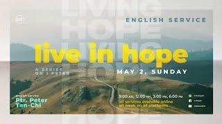 Live In Hope With Joy  Peter Tanchi [upl. by Gilburt]